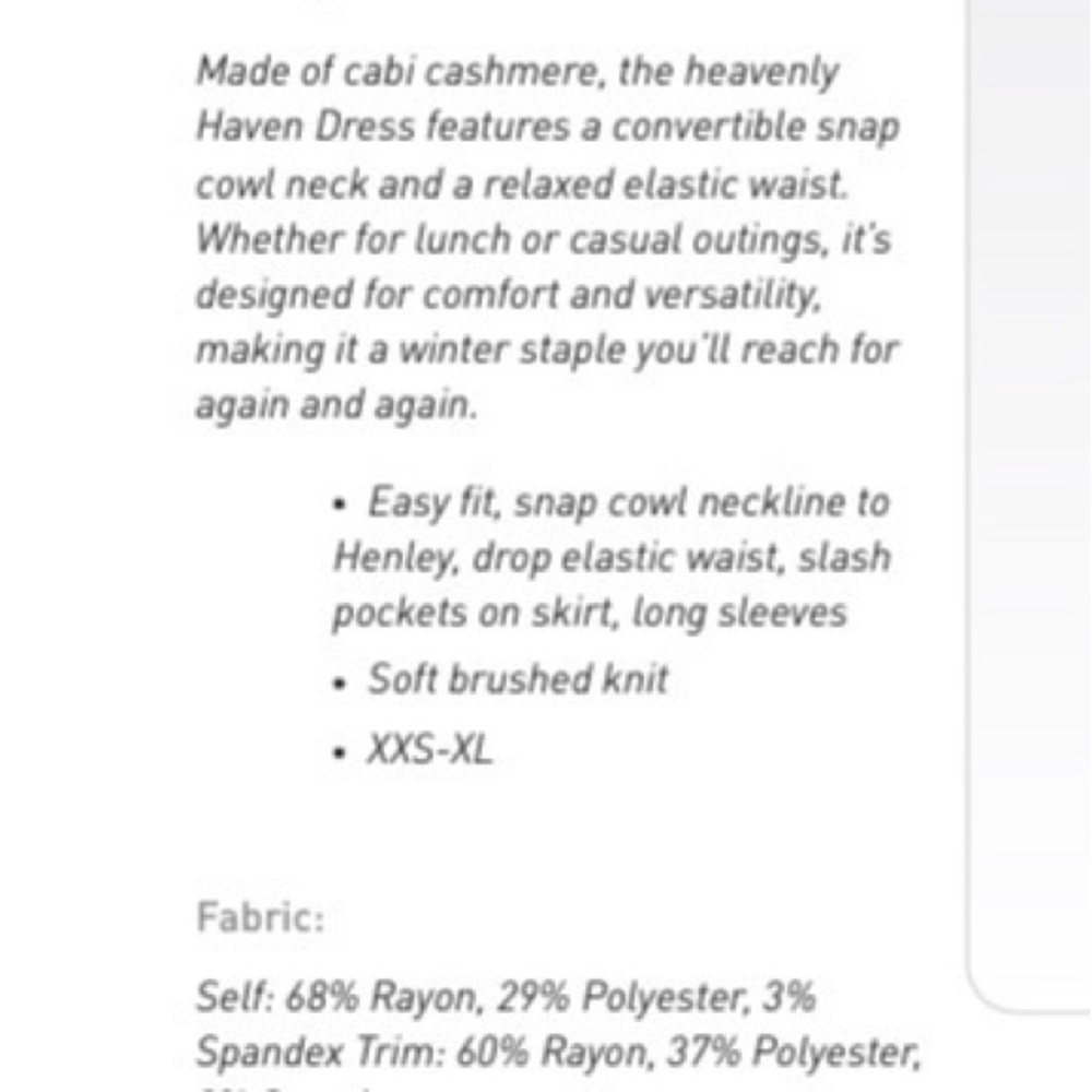 Cabi Haven Dress - Picture 4 of 4